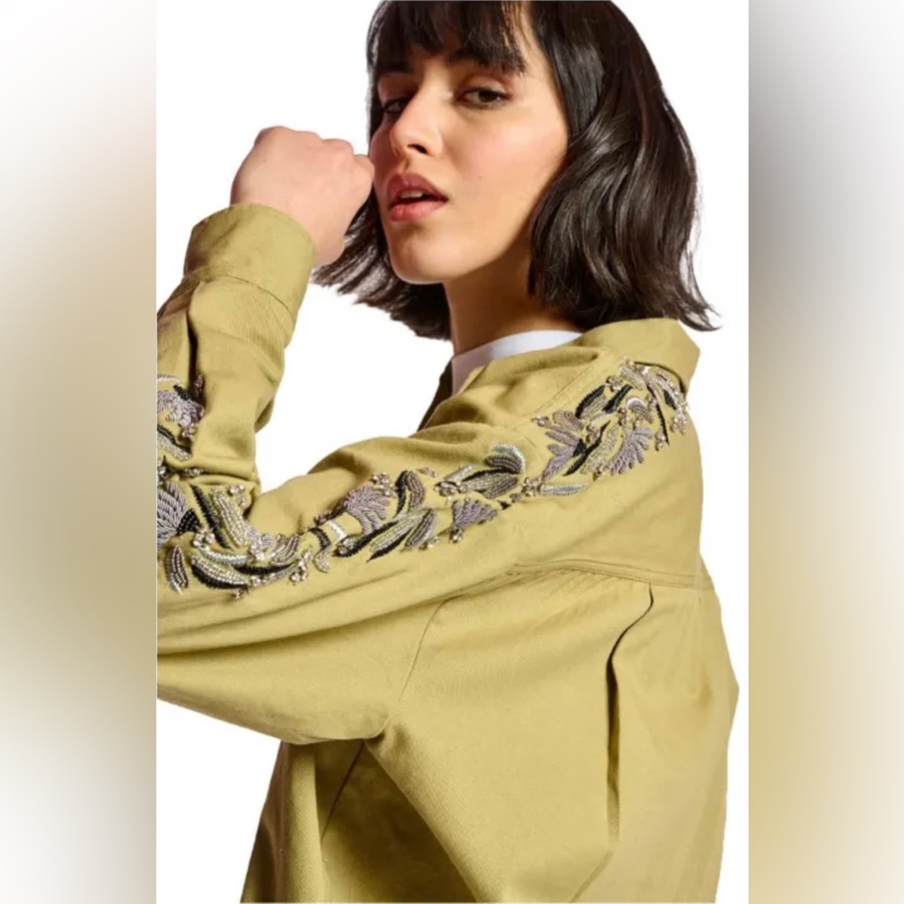 Essentiel Antwerp Bolives Oversized Shirt - Khaki